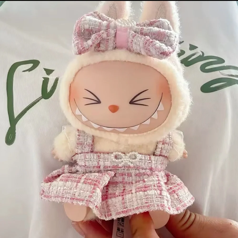 Pop Mart The Monsters Macaron Have a Seat Labubu Designer Clothing Outfit